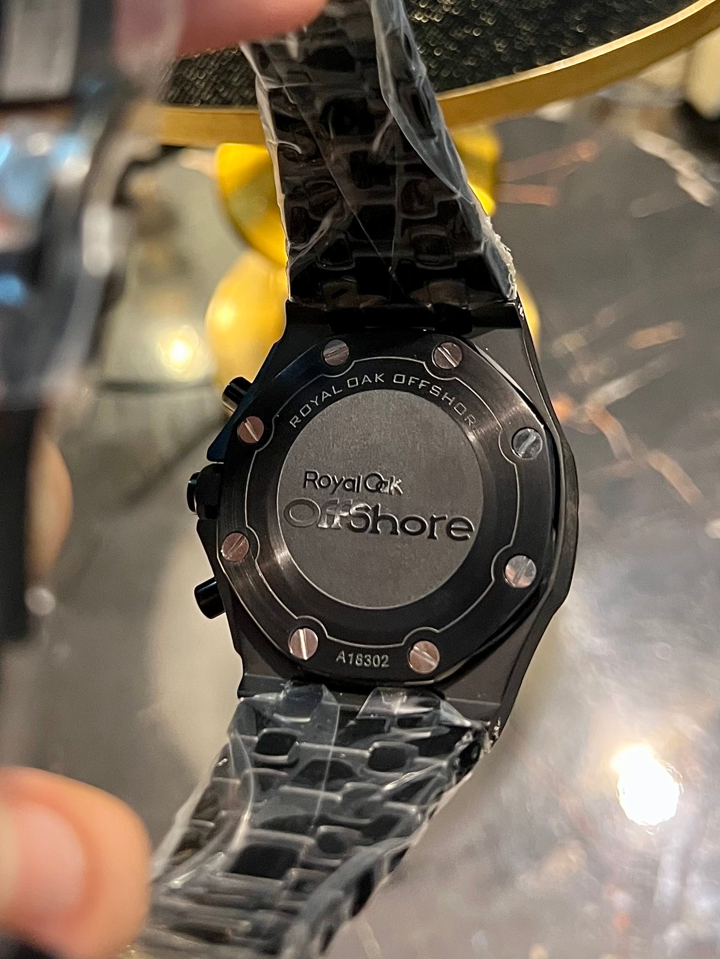 AP Black Chronograph Black Dial