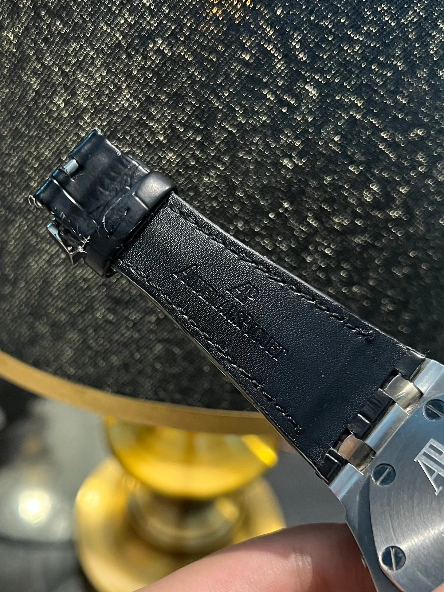 AP Silver Chronograph With Black Dial