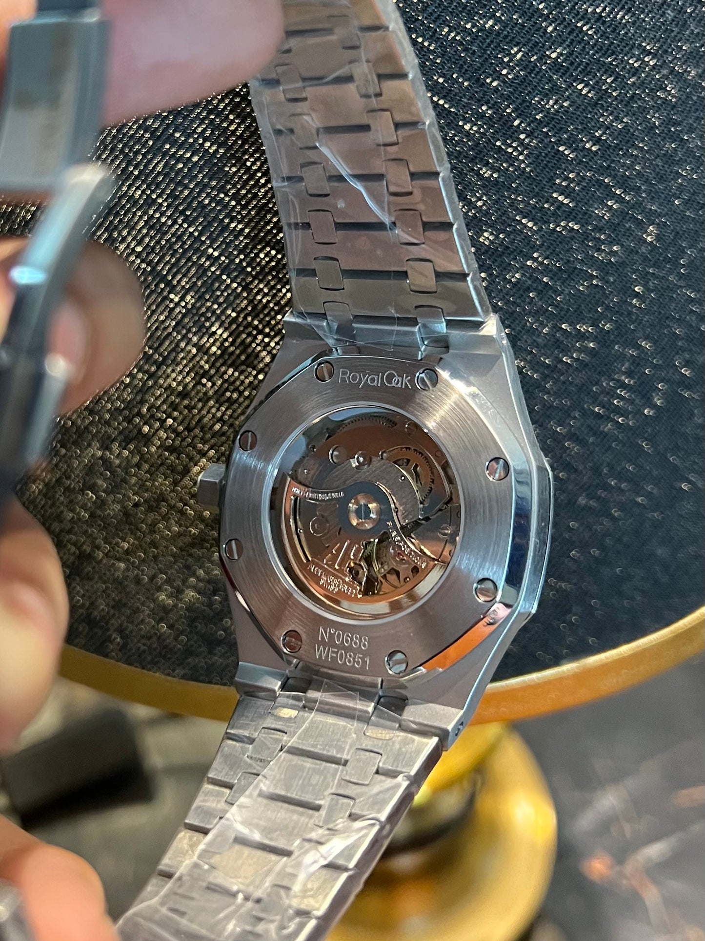 AP Automatic Grey Text Dial