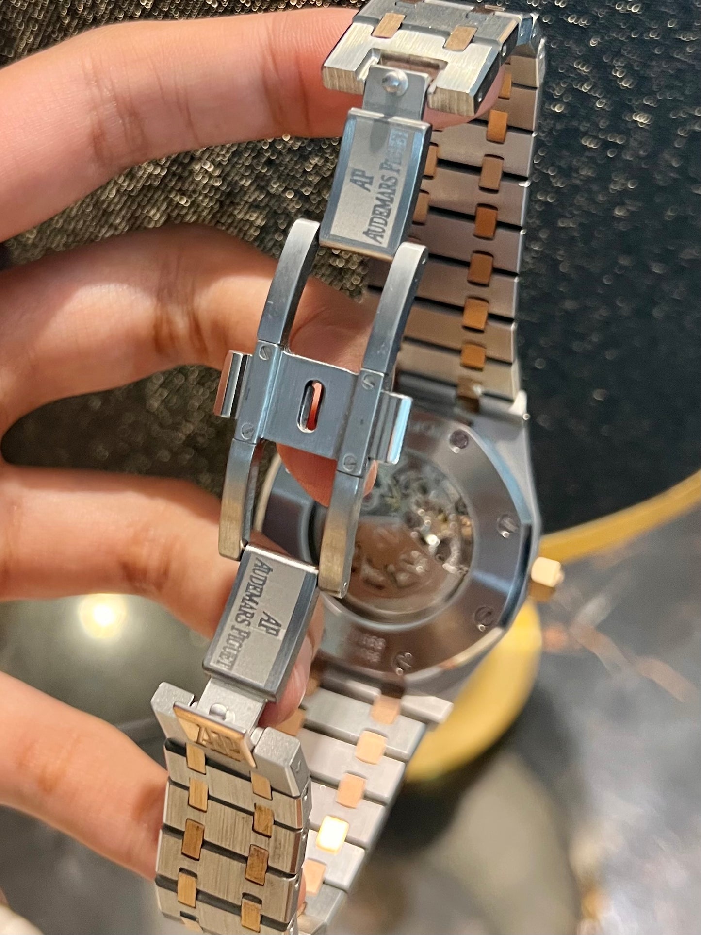 AP Automatic Two Tone Skeleton Dial