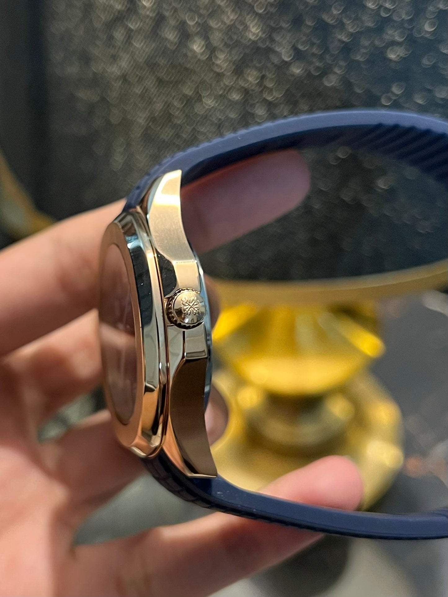 Rose Gold Automatic Blue Dial