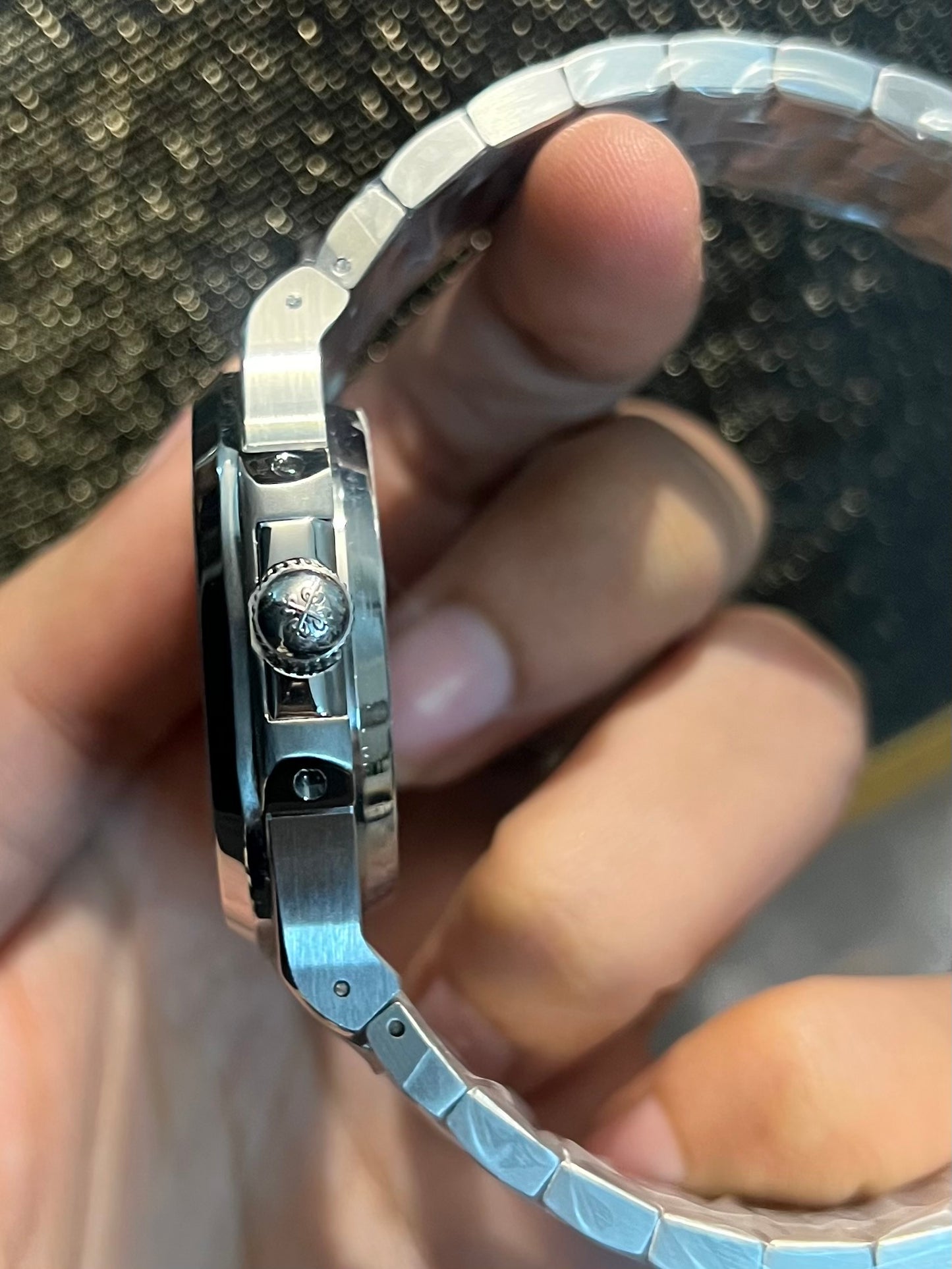 Silver Automatic Blue Dial