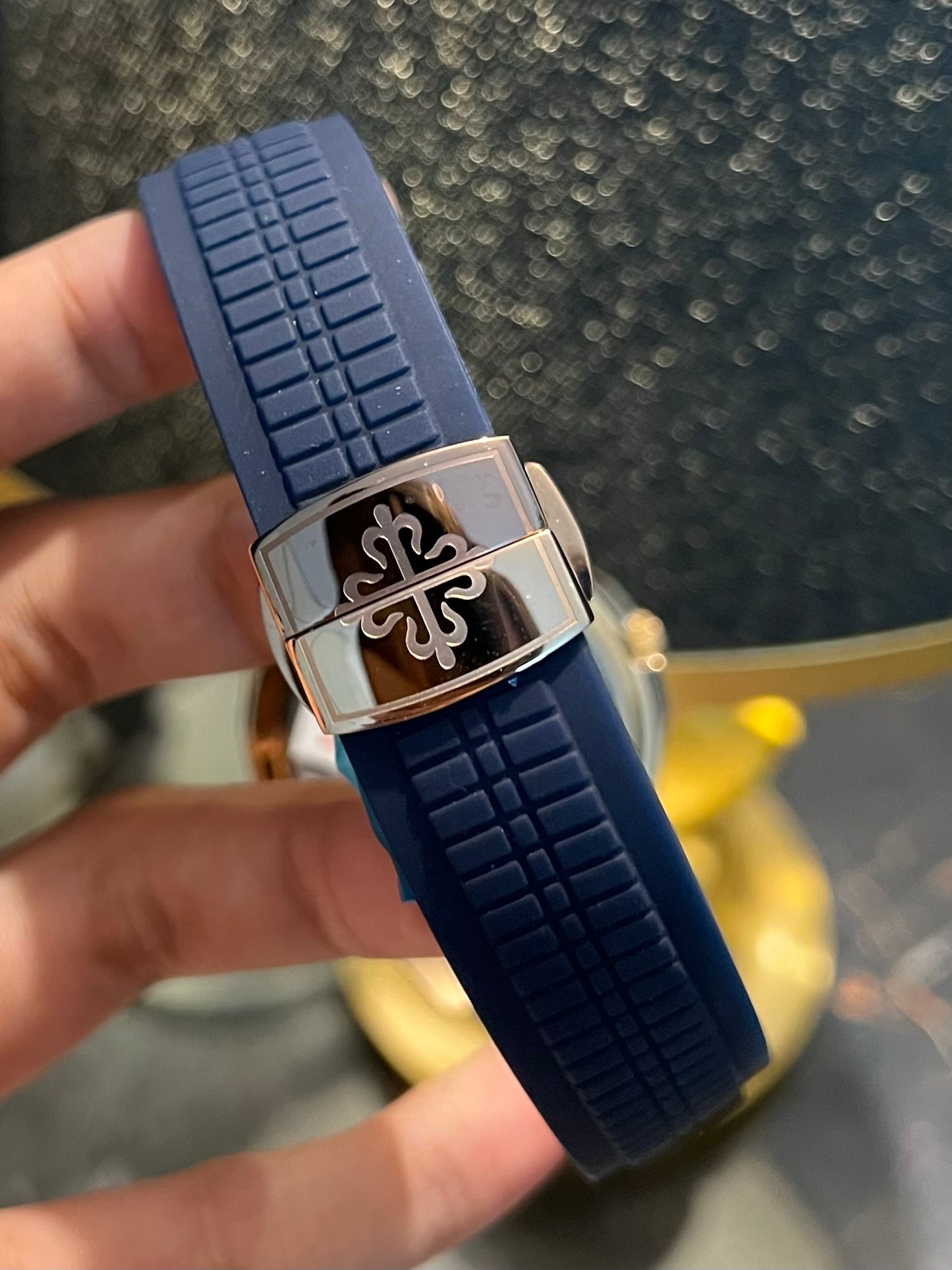Rose Gold Automatic Blue Dial