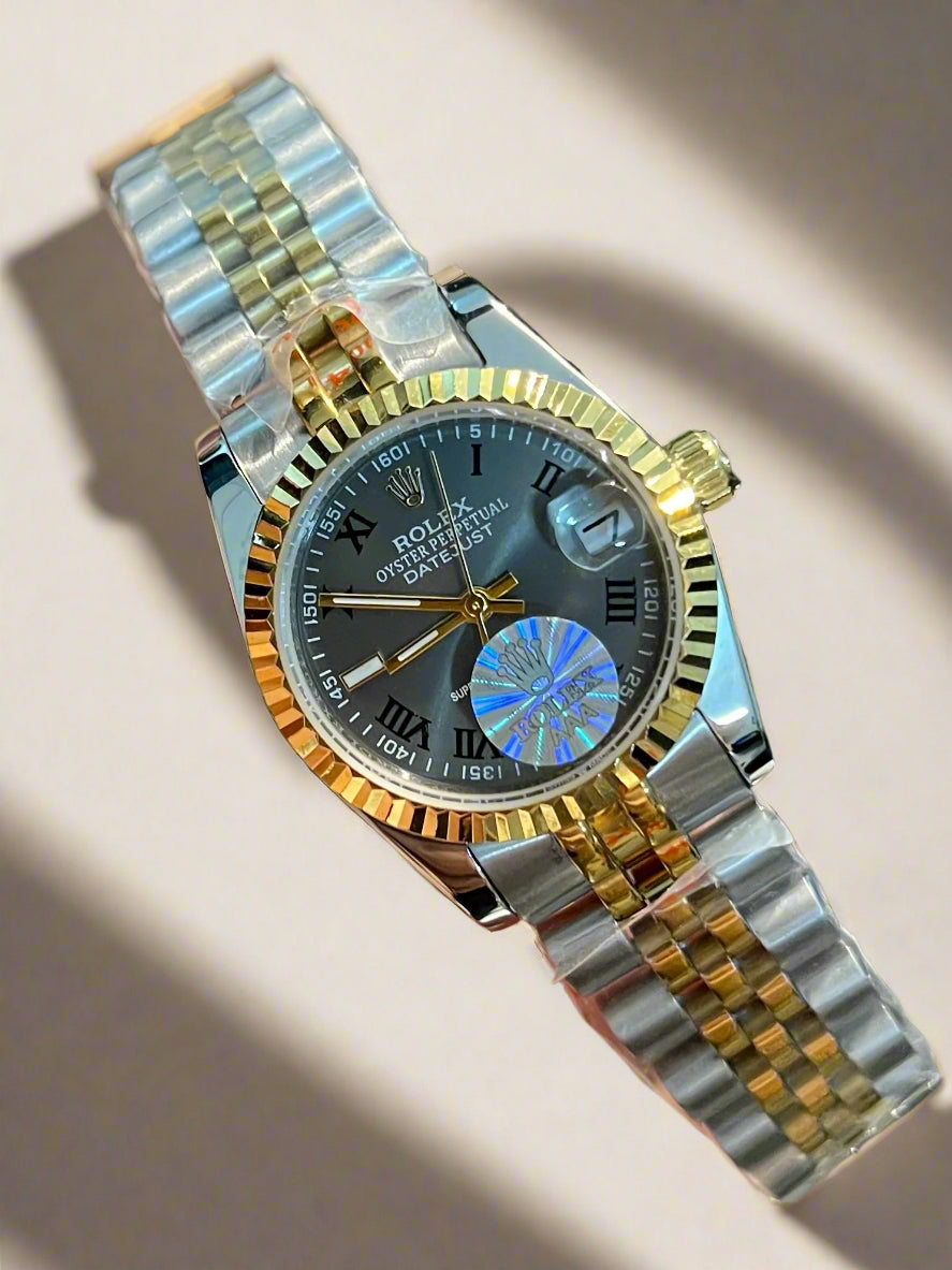 Ladies Two Tone Datejust Roman Dial (Master Grade)