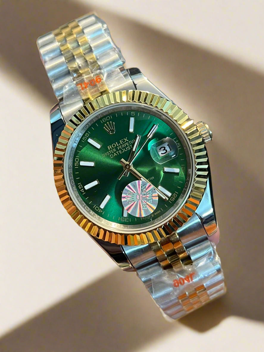 Datejust Two Tone Green Dial Automatic (Master Grade)