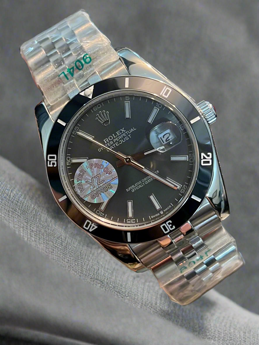 Silver Datejust Grey Dial Automatic (Italian Grade)