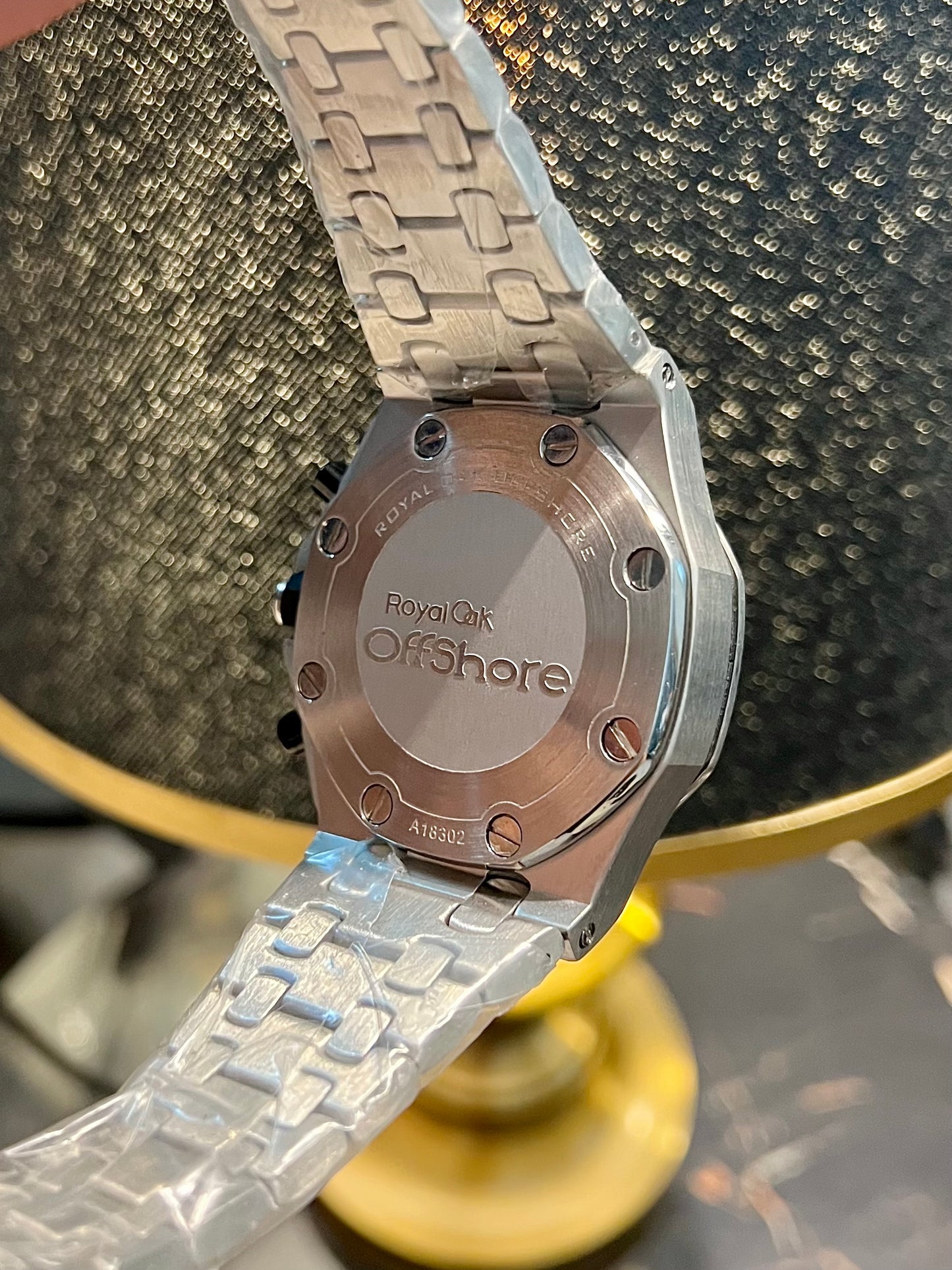 AP Silver Chronograph White Dial