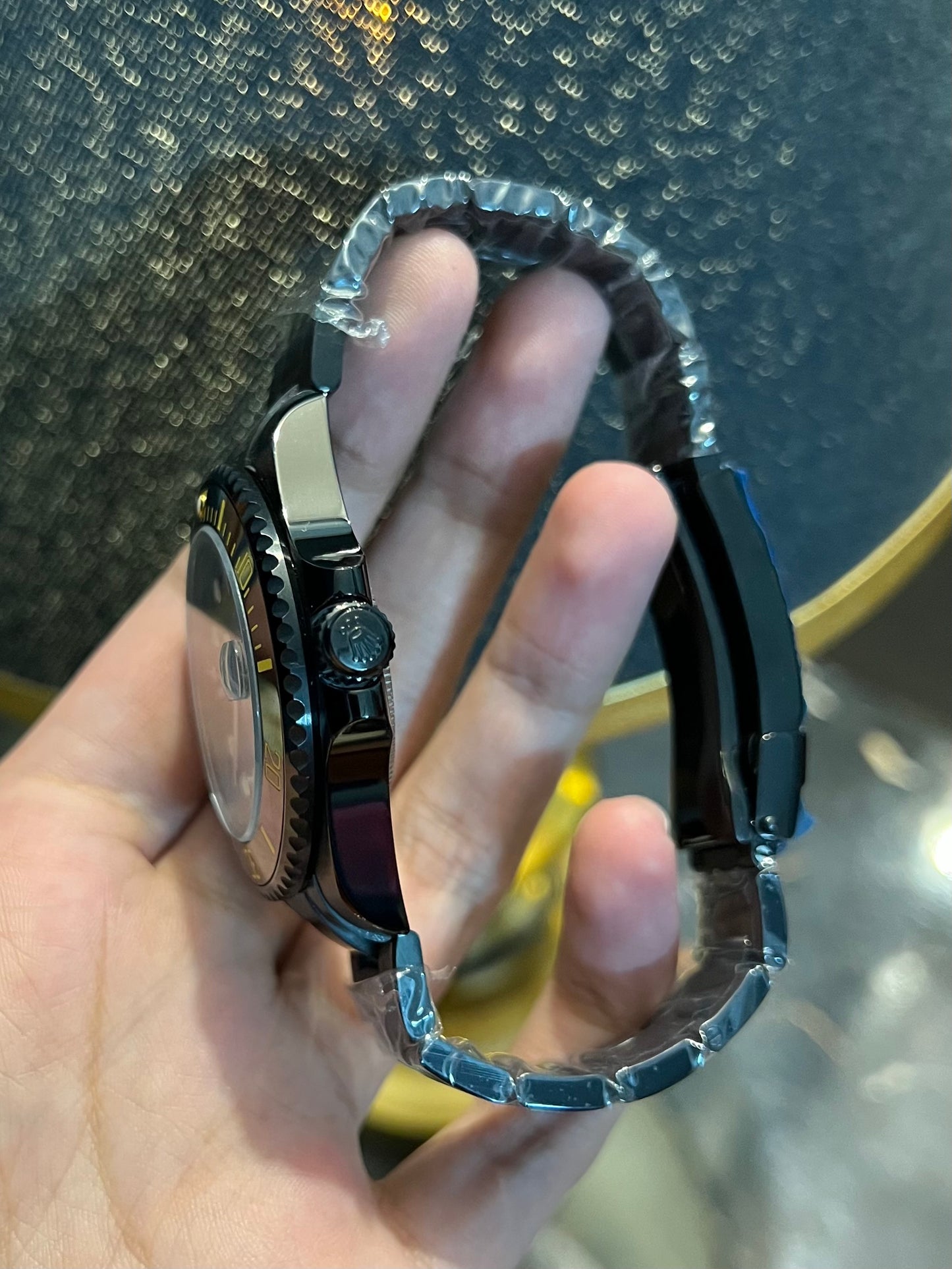 Submariner Mate Black With Black Dial Automatic (Master Grade)