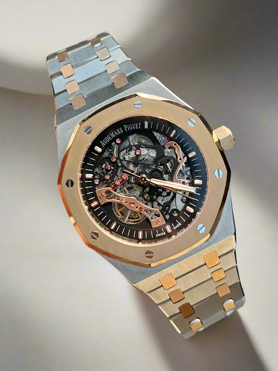 AP Automatic Two Tone Skeleton Dial