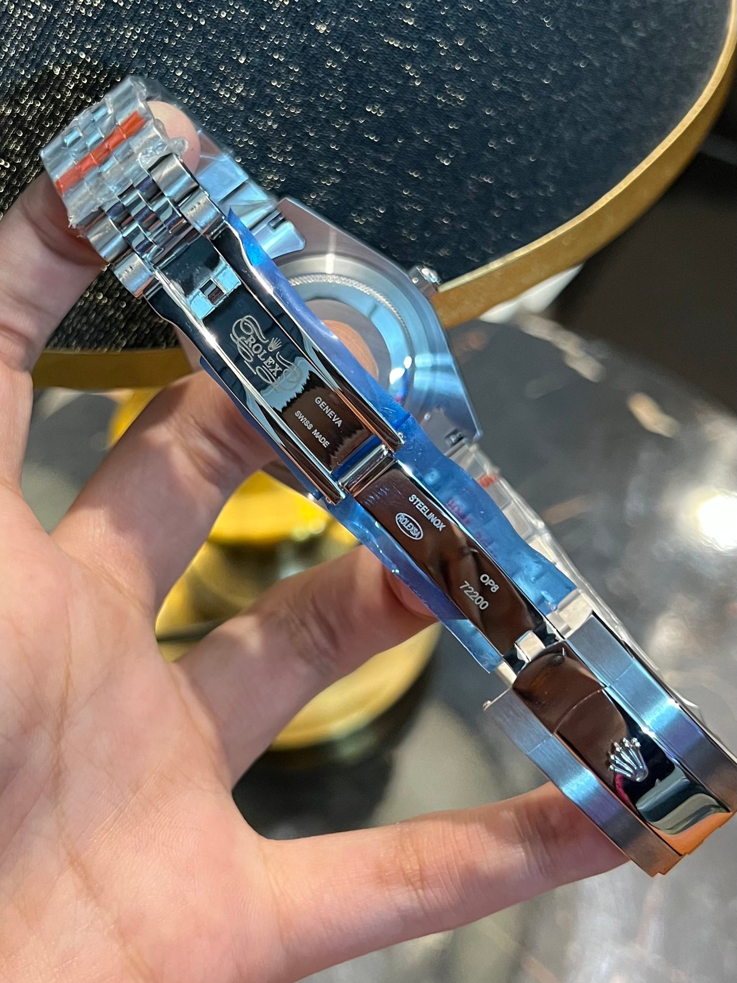 Datejust Silver With Black Diamond Dial Automatic (Master Grade)