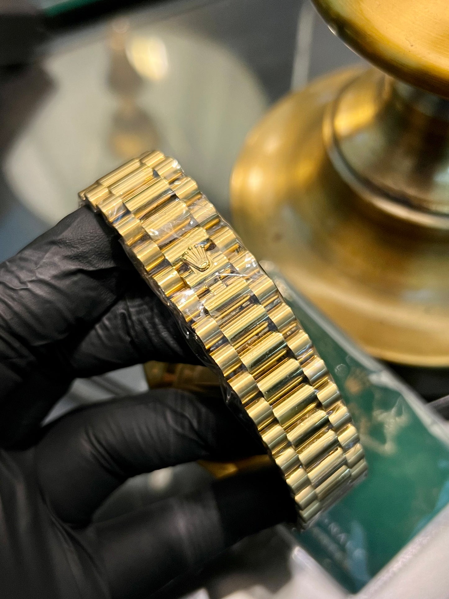 Golden Day Date Black Dial