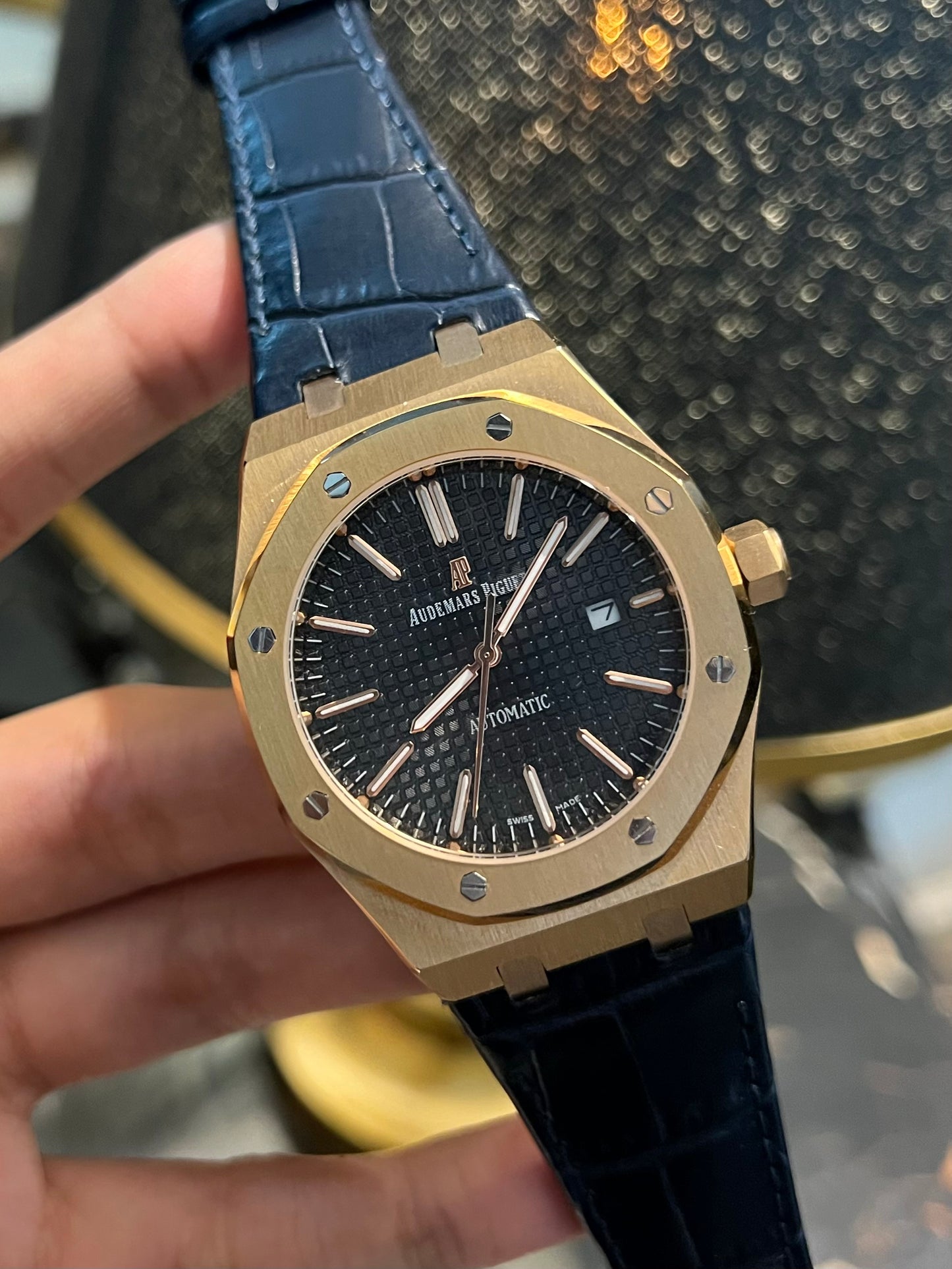AP Golden Automatic Blue Dial