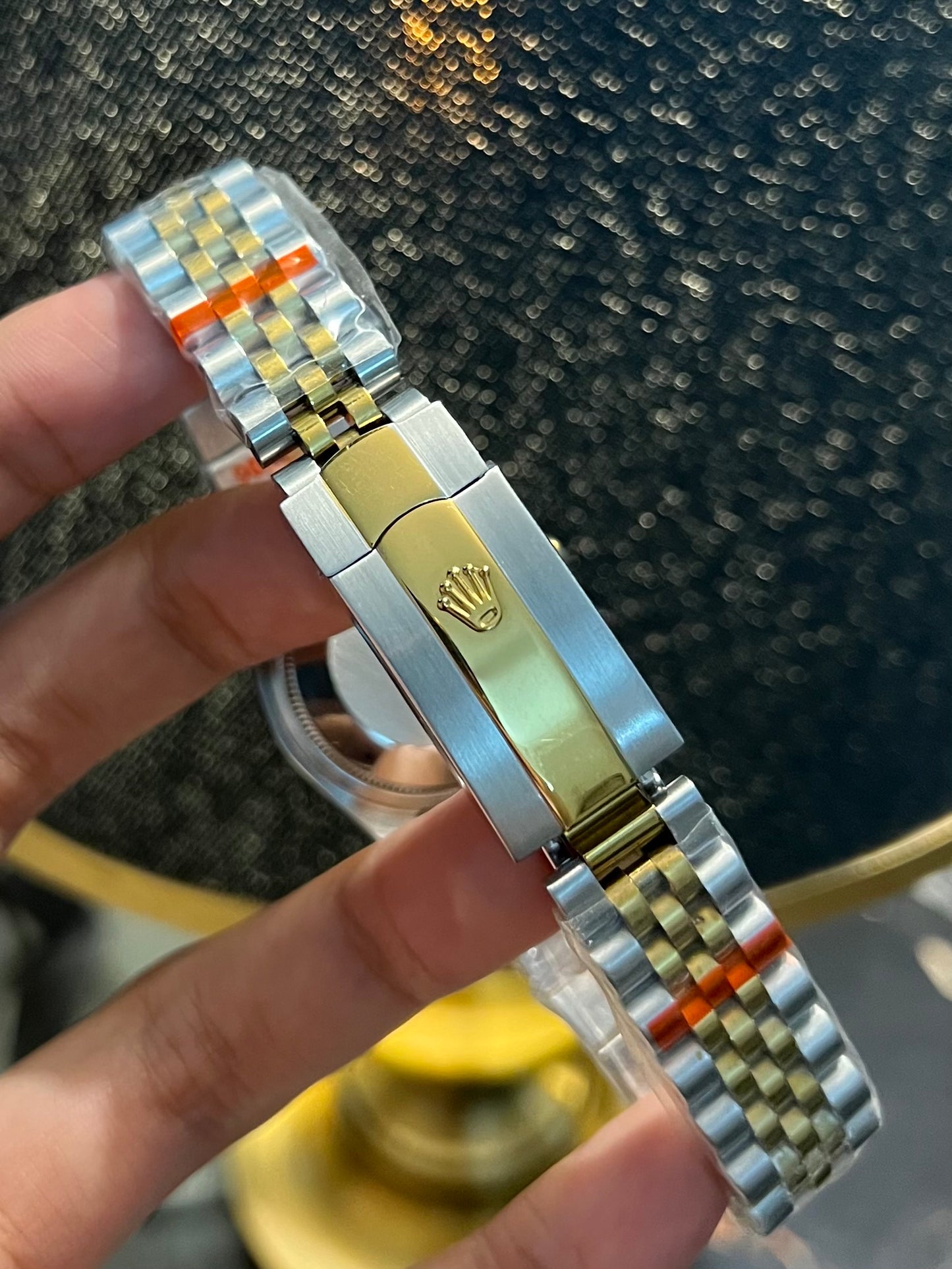 Ladies Two Tone Datejust Black Dial (Master Grade)