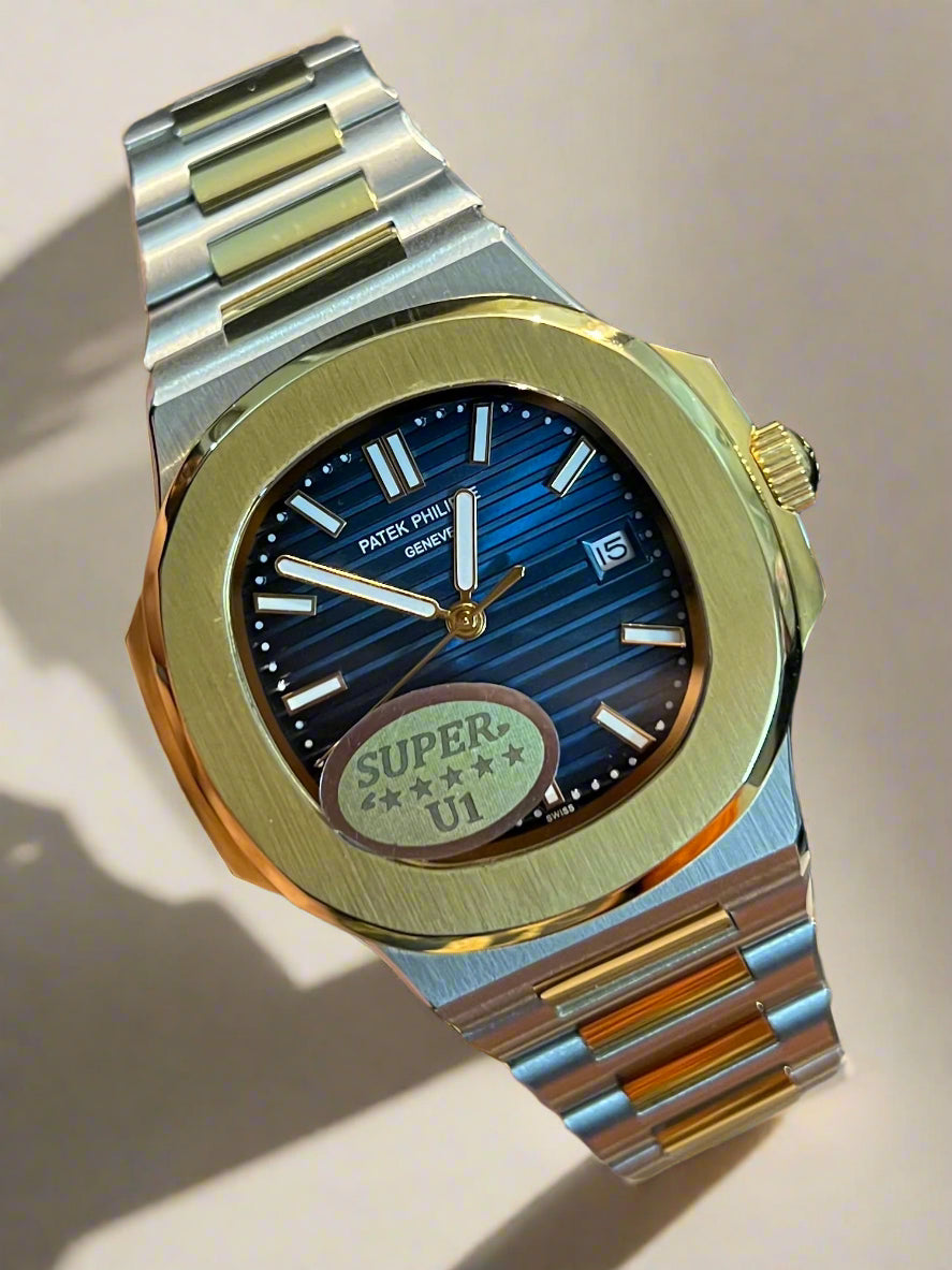 Two Tone Automatic Blue Dial