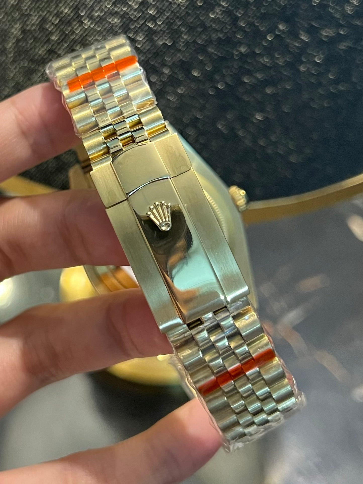 Golden Datejust Automatic Black Dial (Italian Grade)