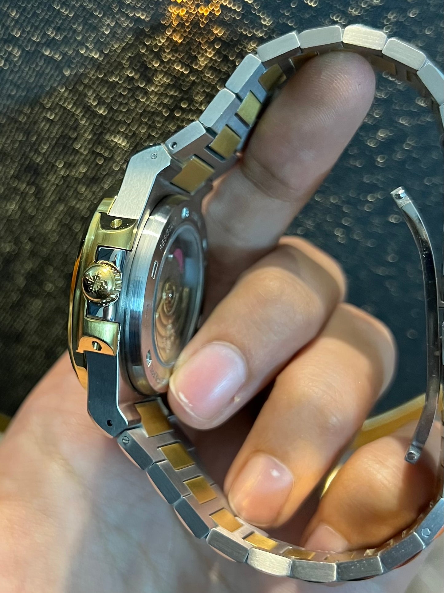 Two Tone Automatic Yellow Dial