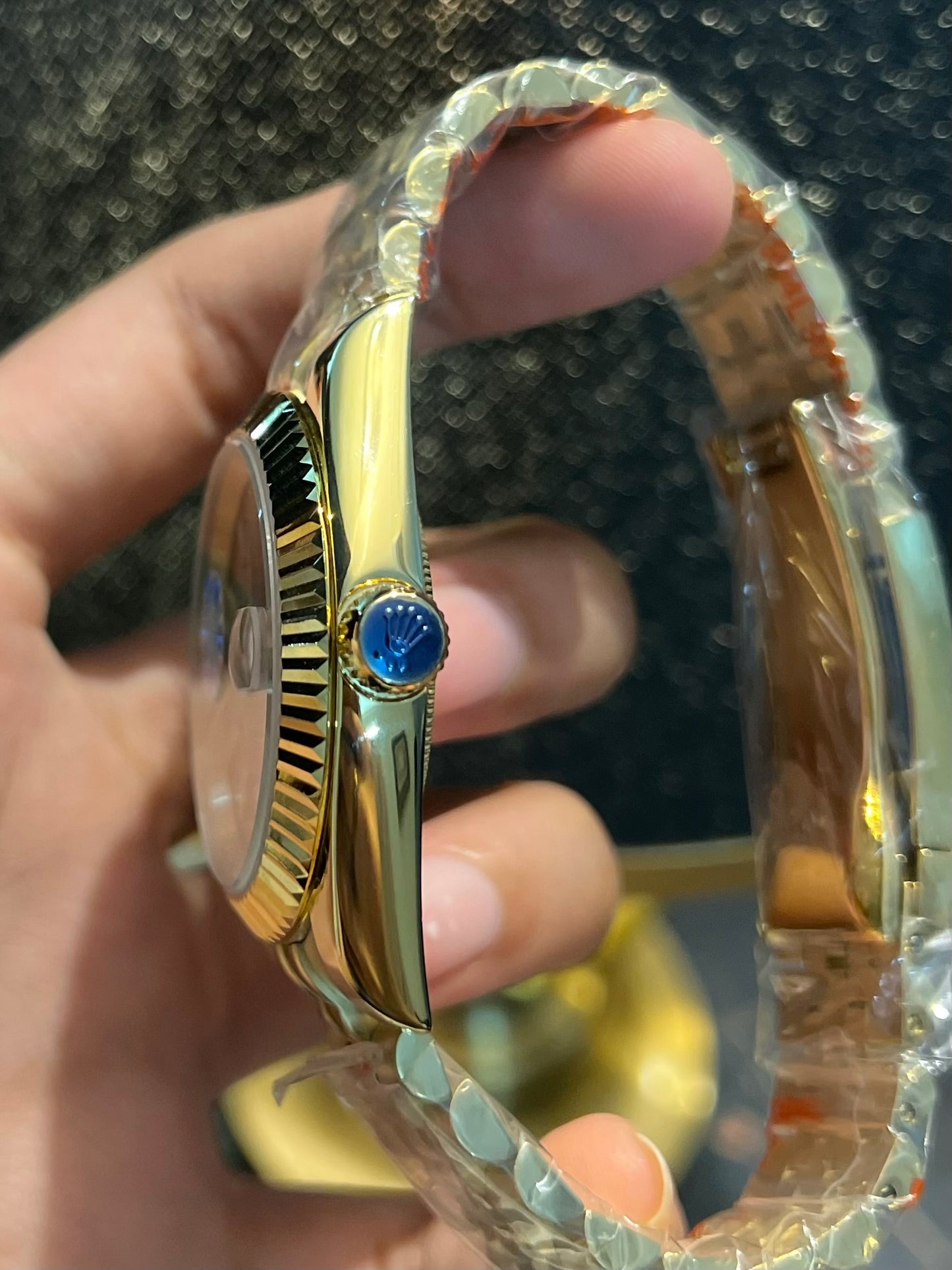 Golden Automatic Datejust Silver Dial (Italian Grade)