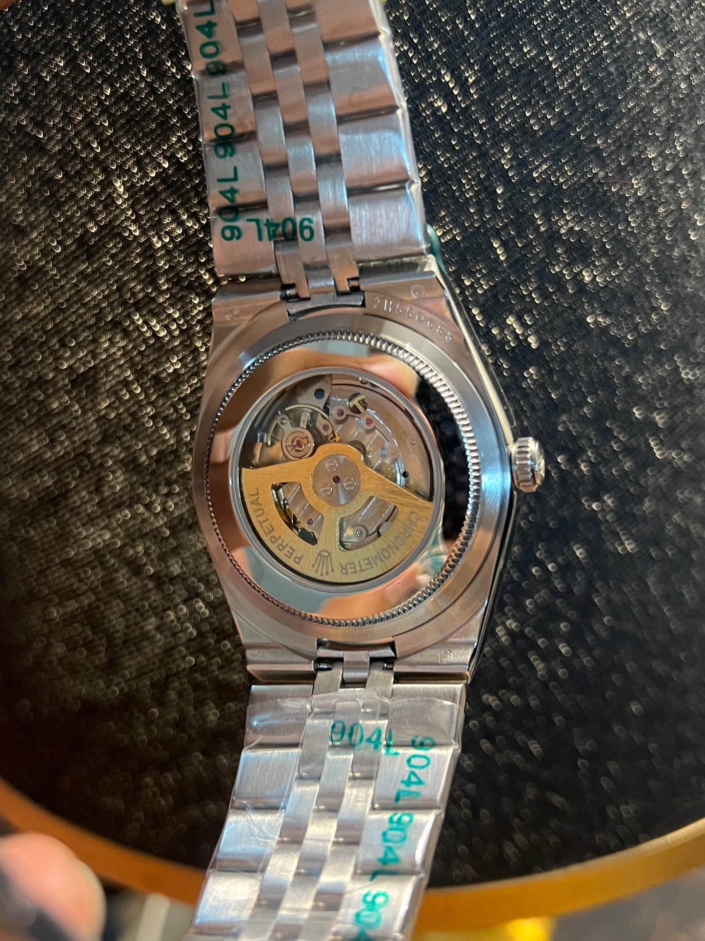 Silver Land Dweller Tiffany Dial Automatic