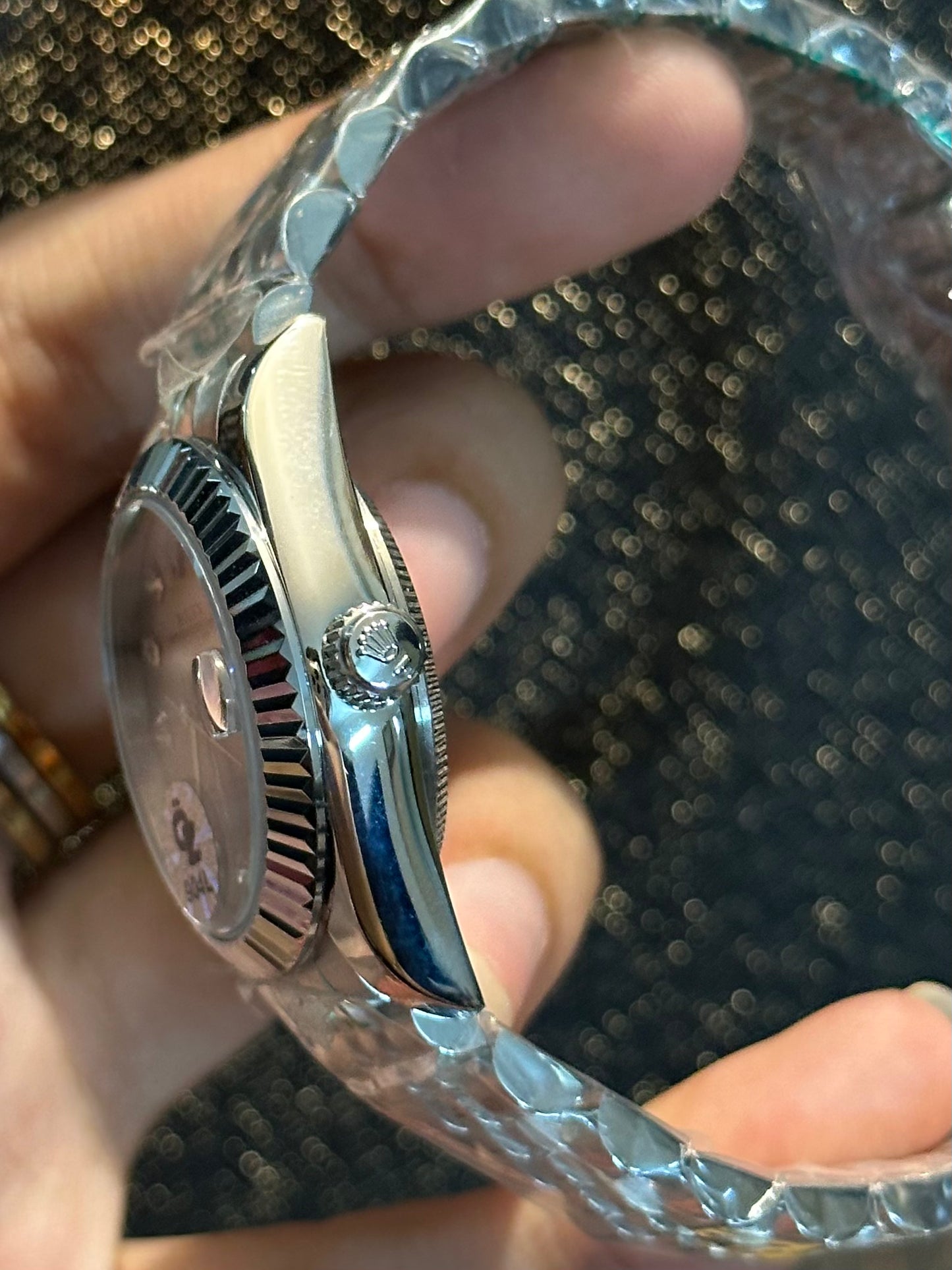 Ladies Silver With Light Grey Automatic