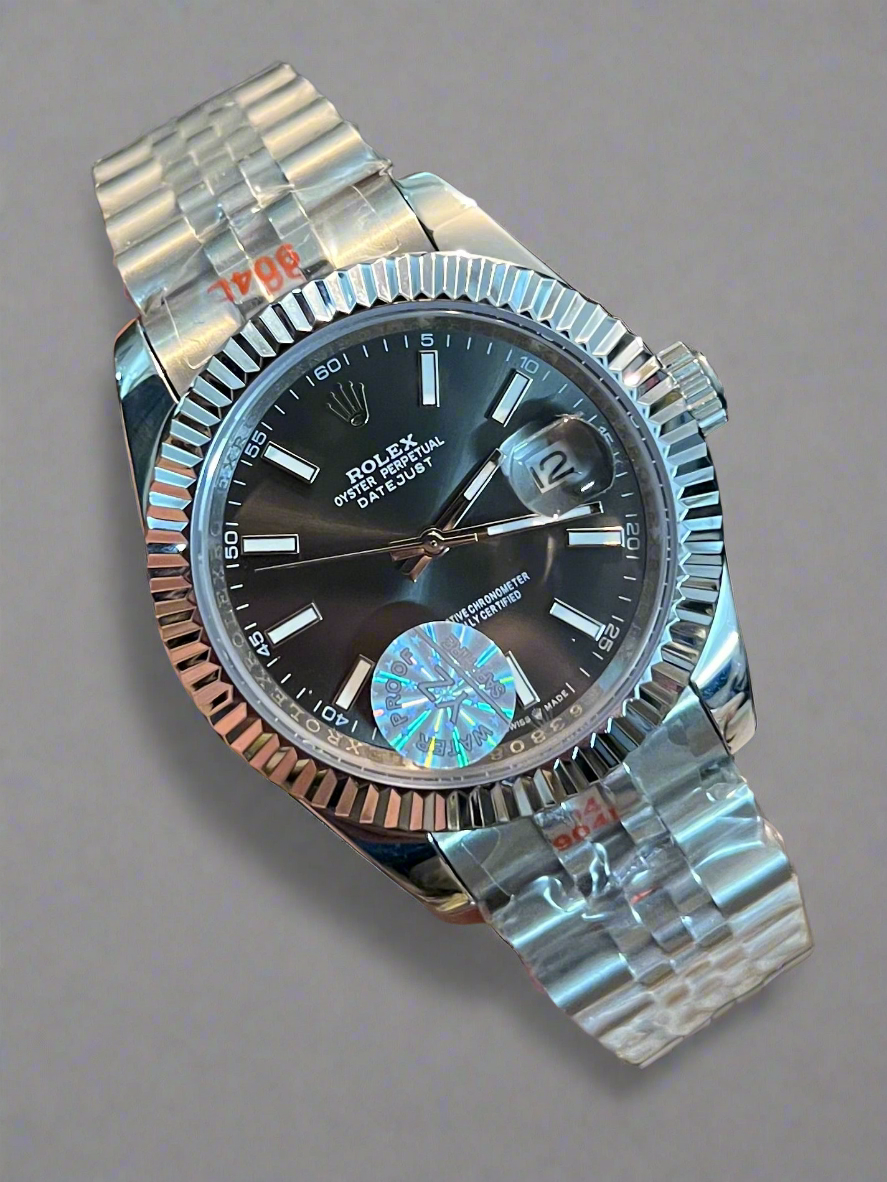 Silver Automatic Datejust Grey Dial (Italian Made)
