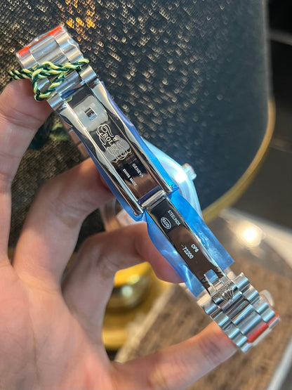 Silver Automatic Day Date Roman Dial (Mini Super Clone)