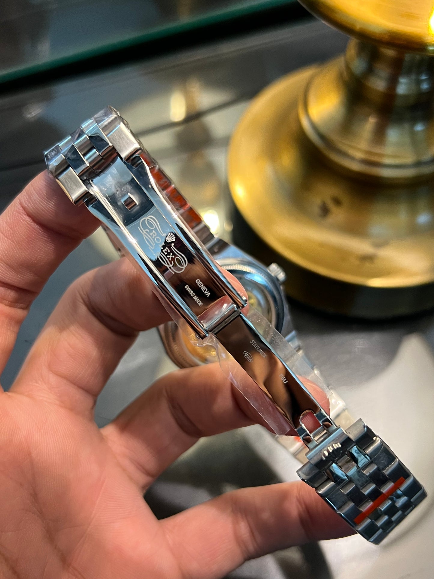 Silver Land Dweller Tiffany Dial Automatic (NT FACTORY)