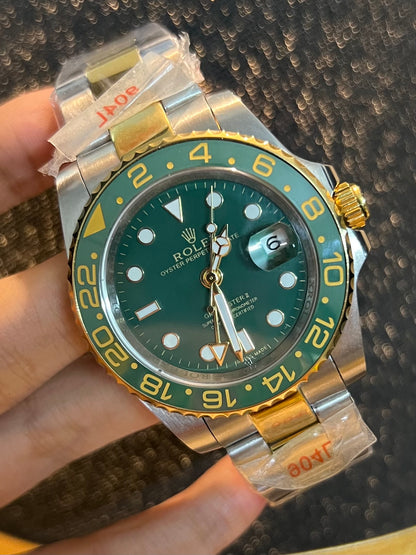 Submariner Two Tone Green Dial Automatic (Master Grade)