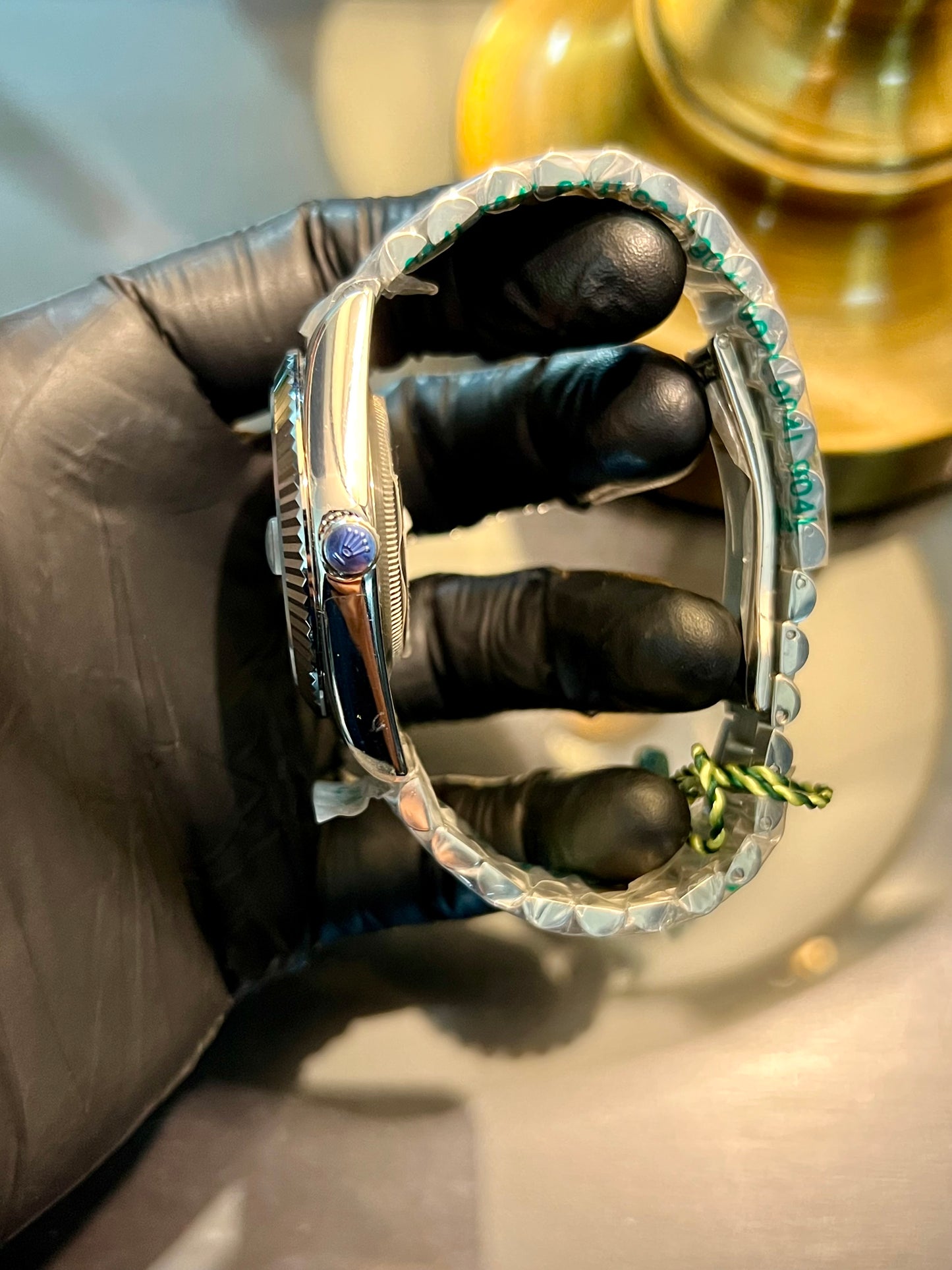 Silver Automatic Day & Date Black Dial (Italian Grade)