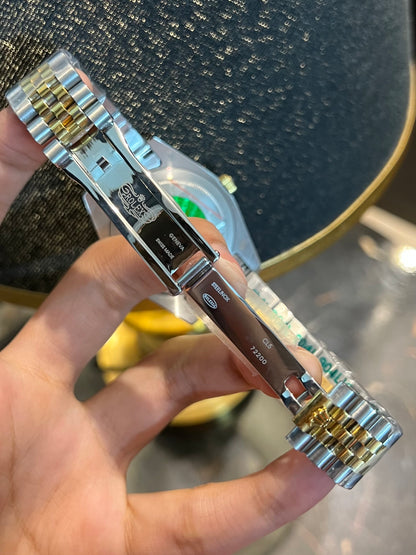 Two Tone Sky-Dweller Black Dial Automatic (Italian Grade)