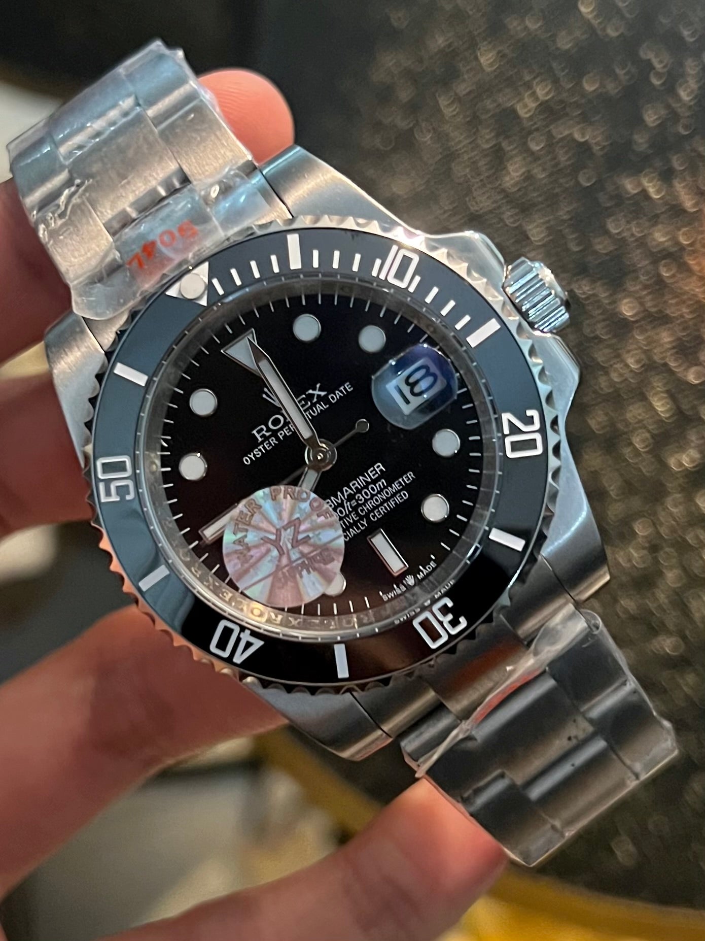 Silver Submariner Black Dial Automatic (Italian Made)