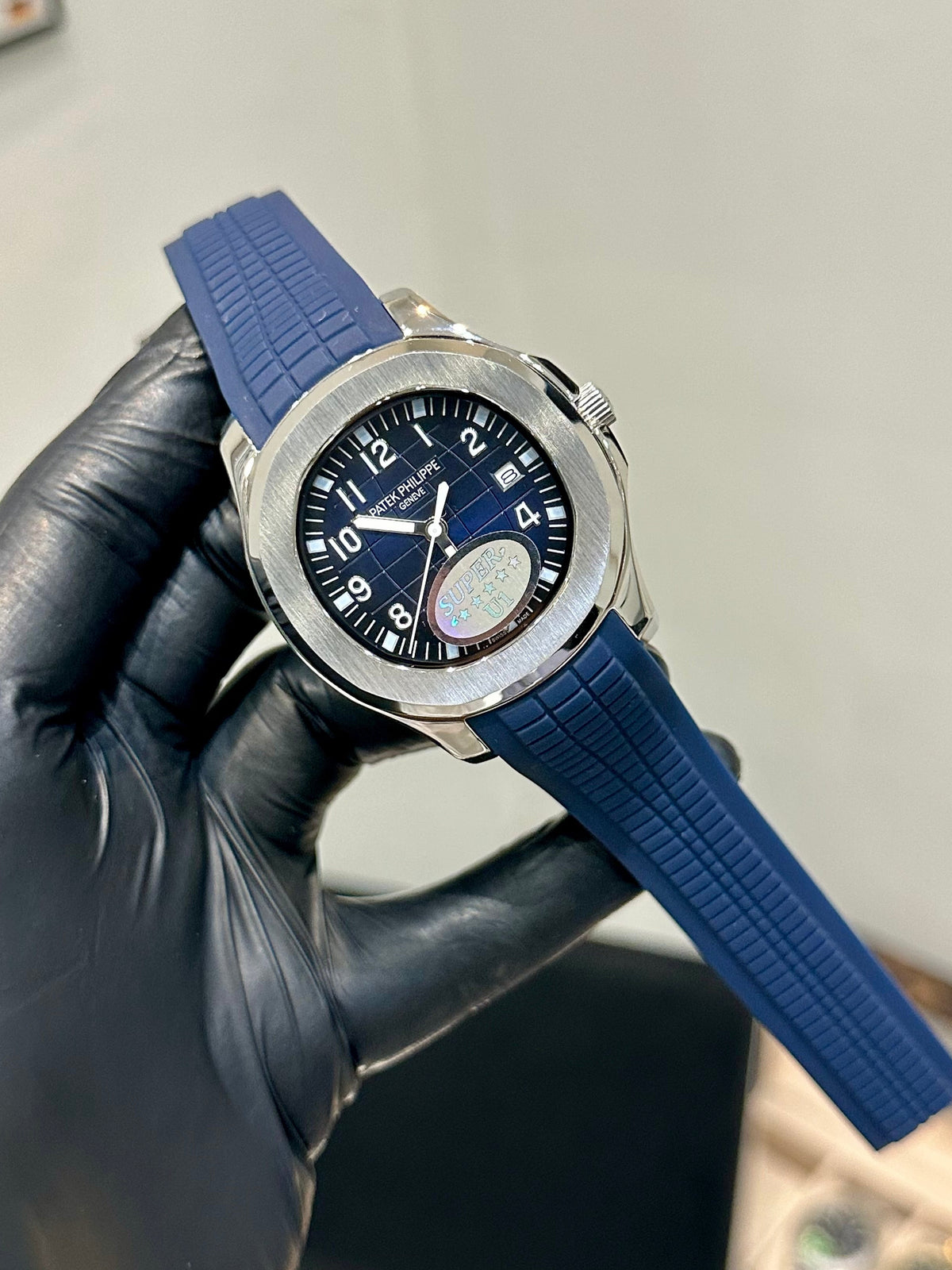 Blue Silicon Automatic Blue Dial