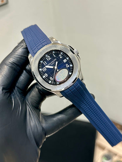 Blue Silicon Automatic Blue Dial