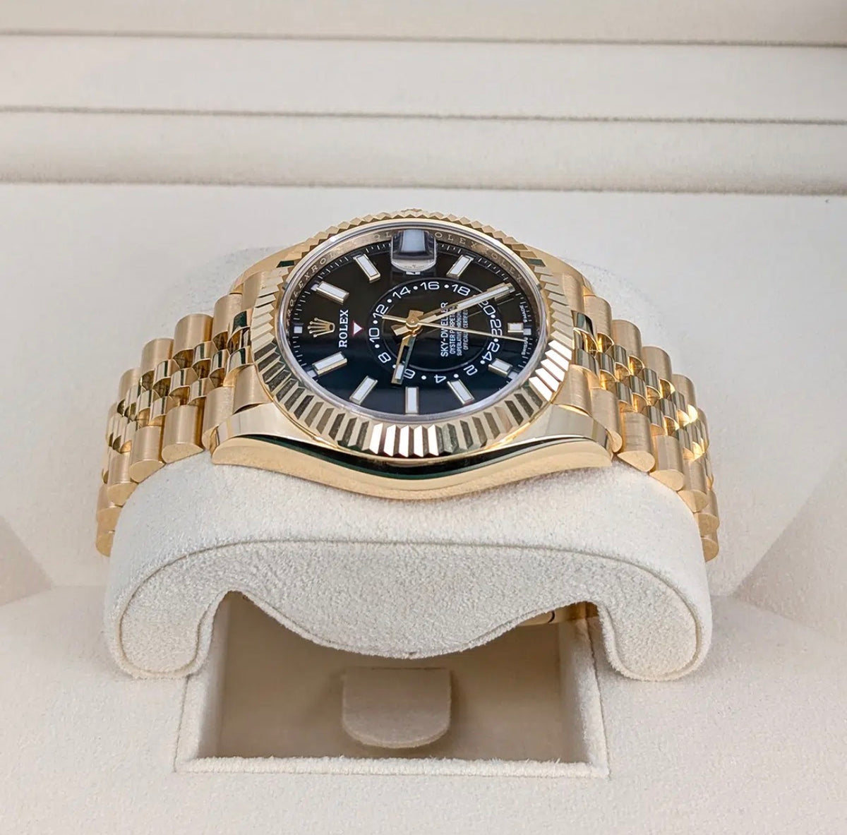 Golden Sky-Dweller Black Dial Automatic