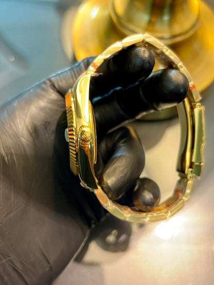 Golden Sky-Dweller Black Dial Automatic (Italian Grade)