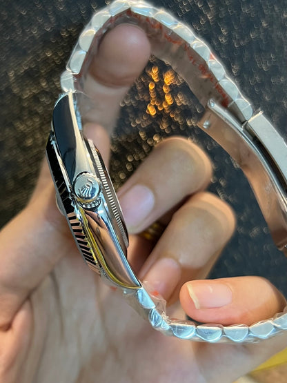 Silver Datejust Green Dial Automatic (Italian Made)