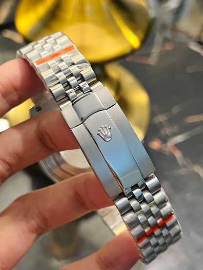 Silver Automatic Datejust White Text Dial (Italian Grade)