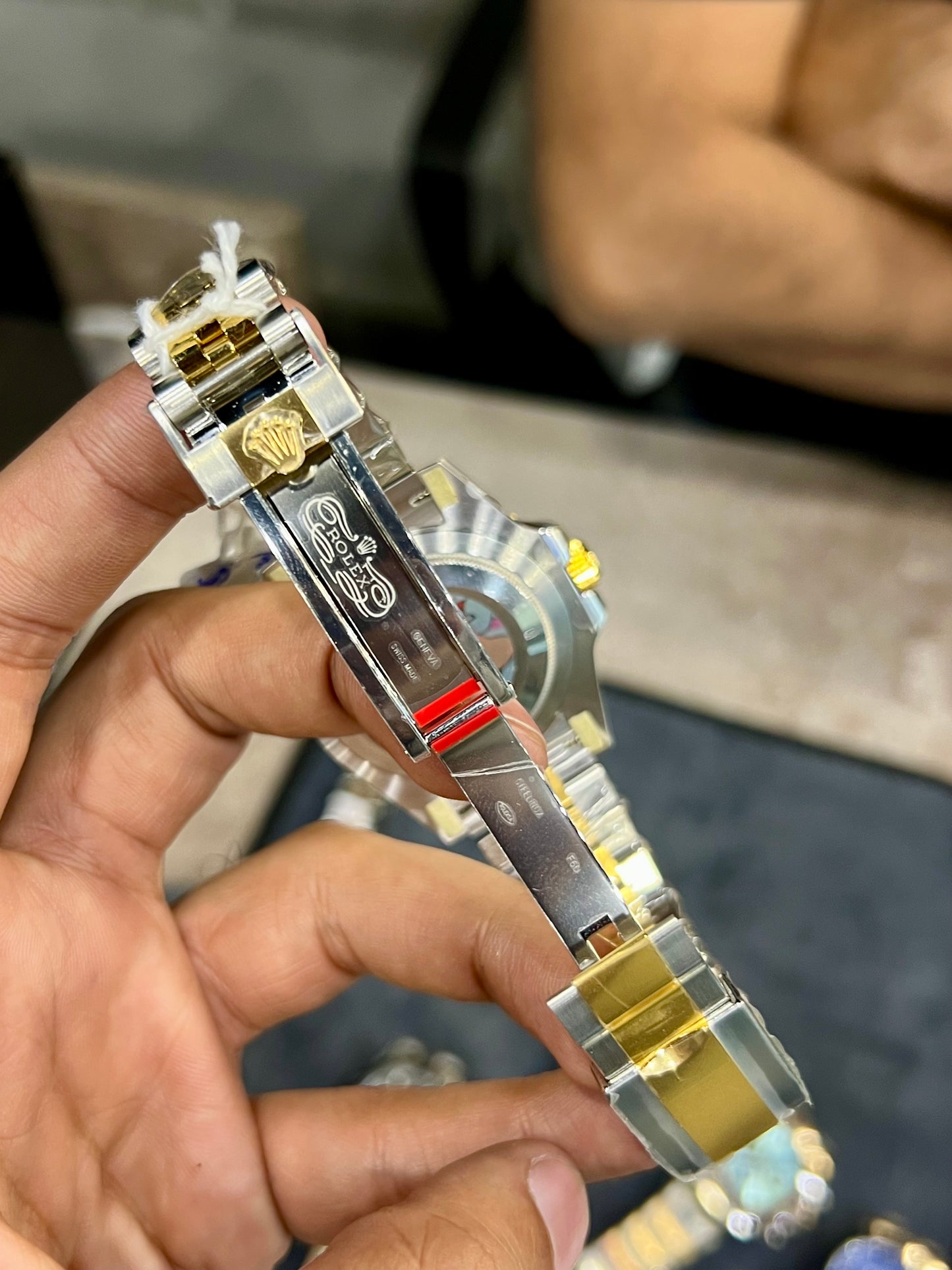 Two Tone GMT Black Dial