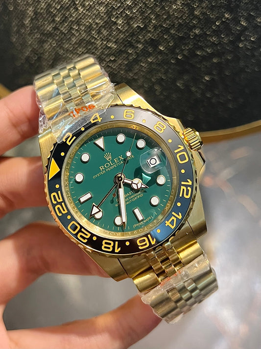 Two Tone GMT Automatic Green Dial (Italian Grade)