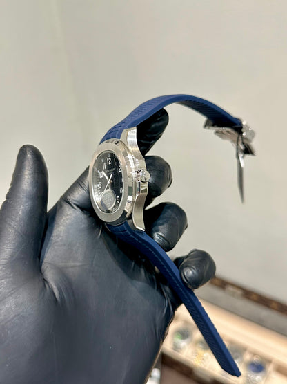 Blue Silicon Automatic Blue Dial