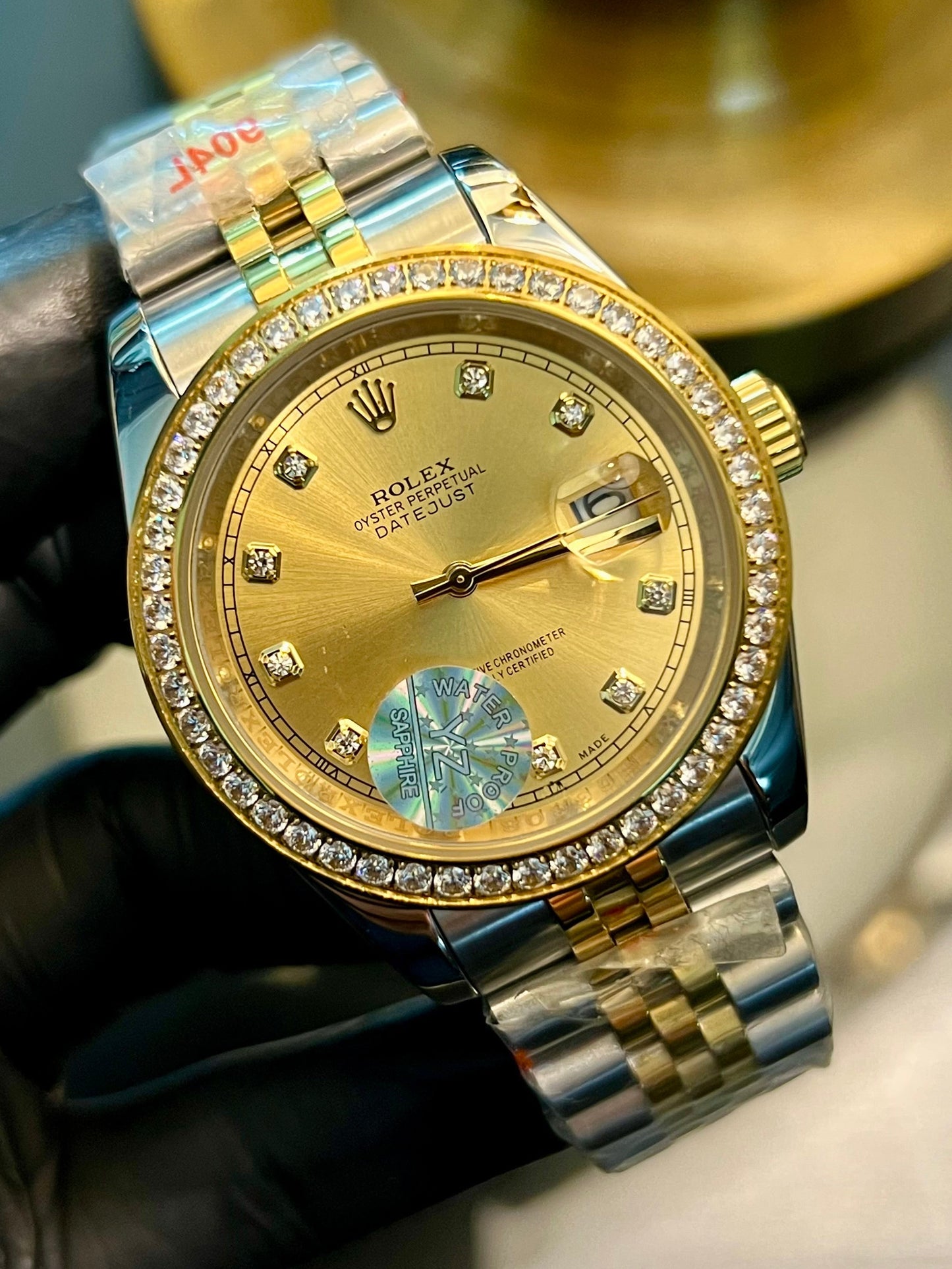 Two Tone Automatic Yellow Stone Dial (Italian Grade)