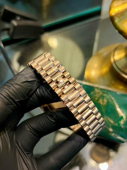 Rose Gold Day Date Rose Gold Dial