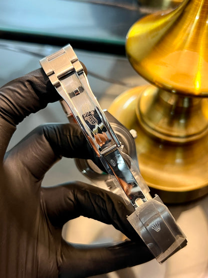 Silver Airking Automatic Black Dial (Italian Grade)