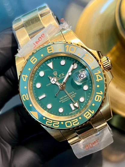 Golden GMT Green Dial Automatic (Italian Grade)