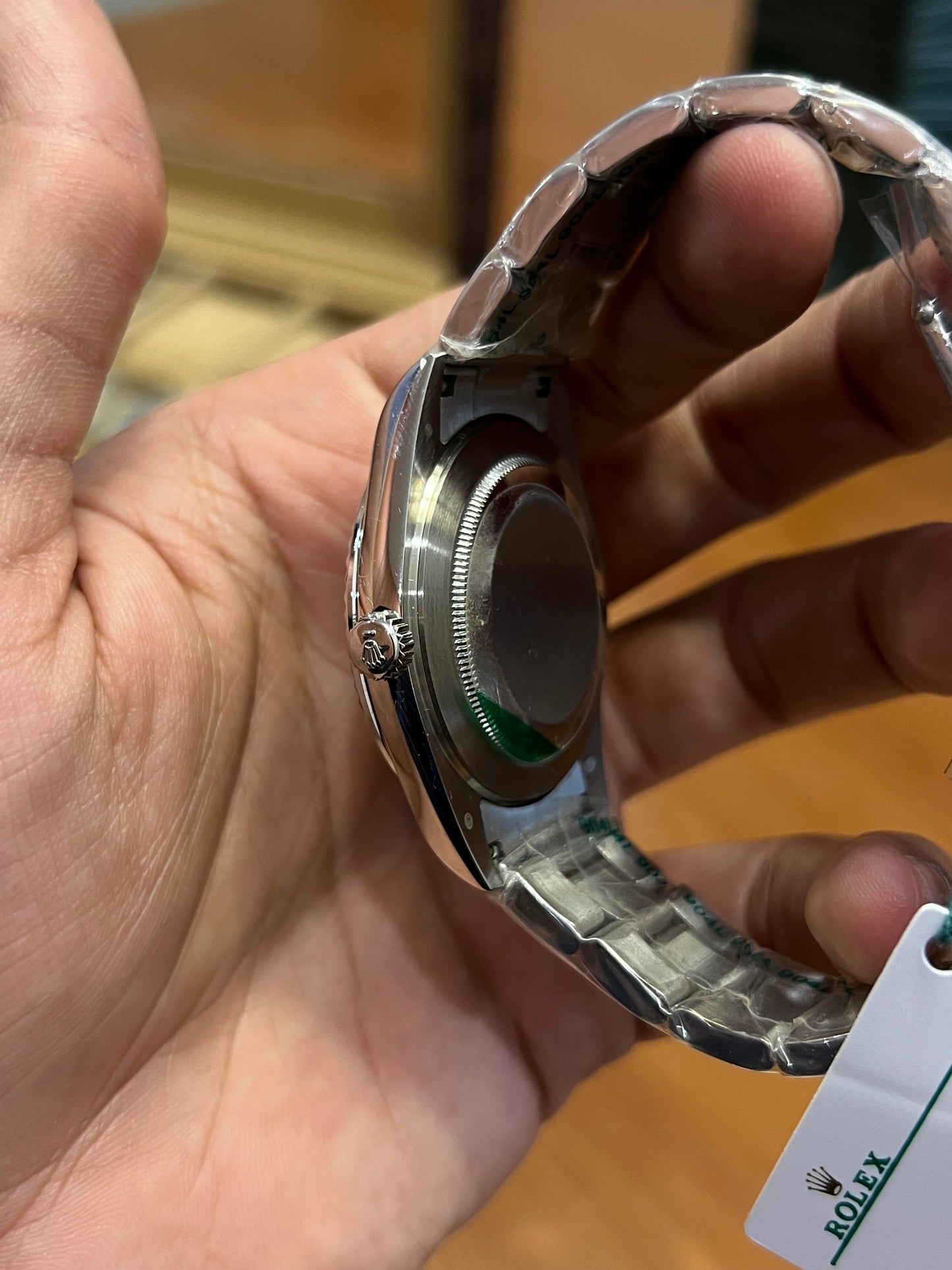 Silver Roman Navy Blue Dial Automatic