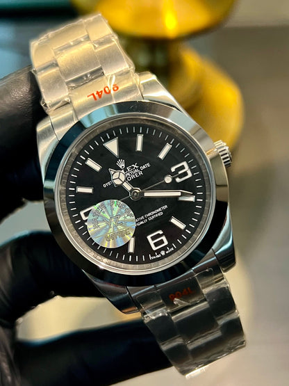 Silver Explorer Automatic Black Dial (Italian Grade)