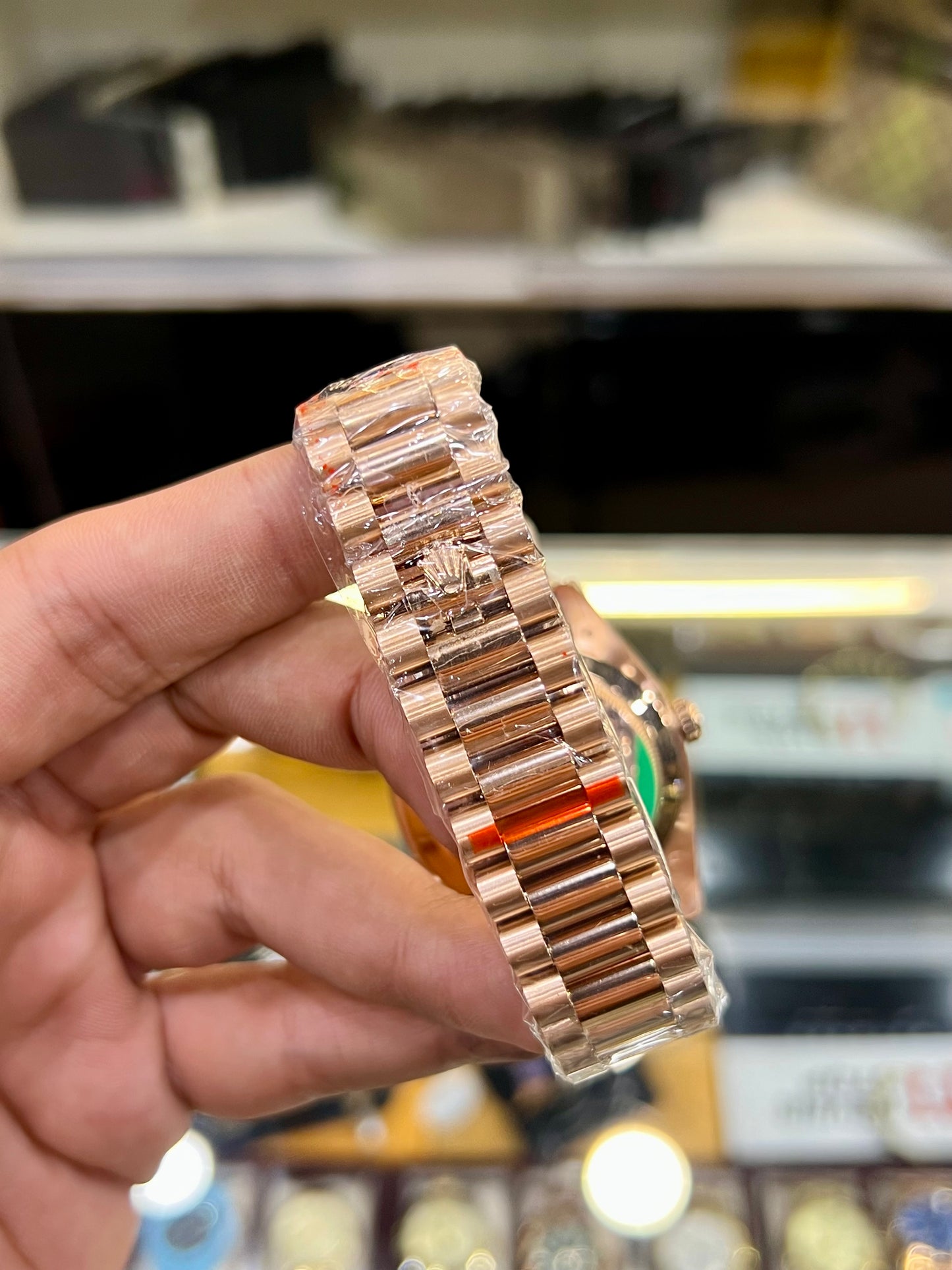 Stone Light Rose Gold Day Date