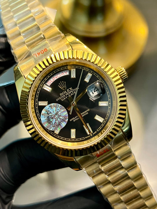 Golden Automatic Day & Date Golden Dial (Italian Grade)