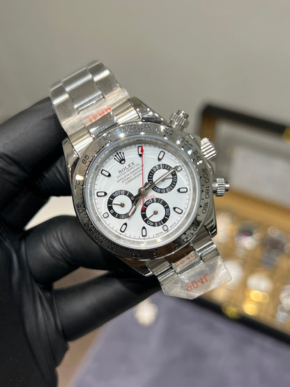 Silver Daytona White Dial Automatic