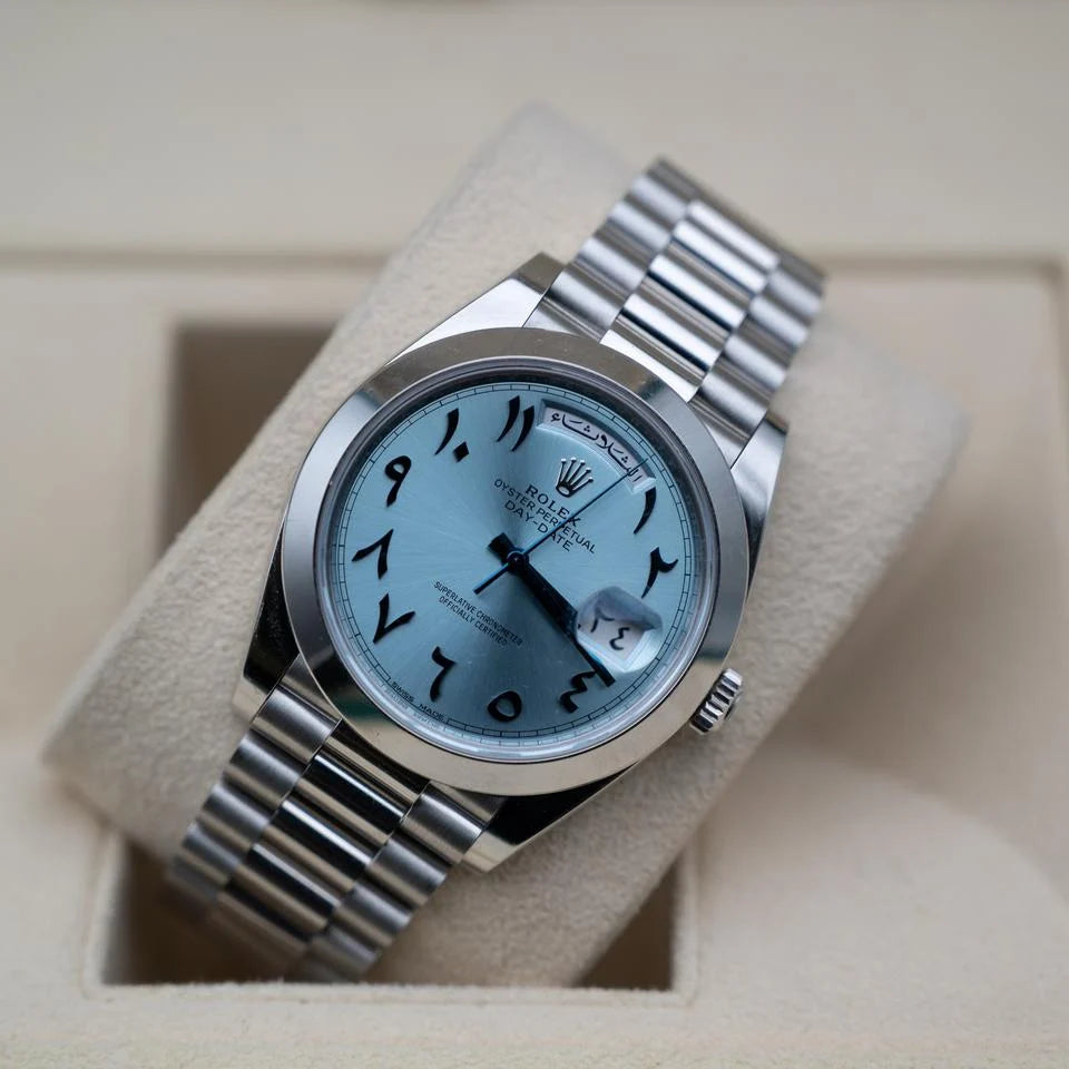 Silver Arabic Platinum Automatic