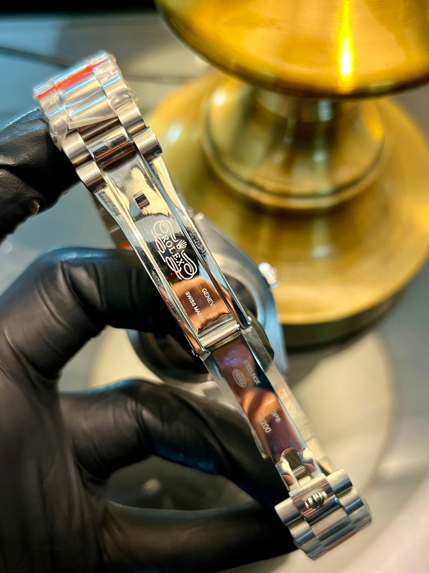 Silver Automatic Day & Date Black Dial (Italian Grade)